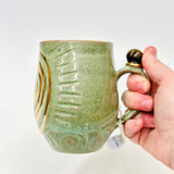 Crystal Mug // Labyrinth Tigers Eye Moss