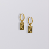 Athena Hoops // Gold Vermeil