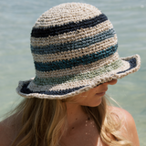 Peggie Bucket Hat // Tide Stripe