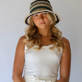 Peggie Bucket Hat // Tide Stripe