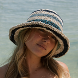 Peggie Bucket Hat // Tide Stripe