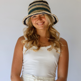Peggie Bucket Hat // Tide Stripe
