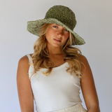 Polly Short Brim Hat // Aloe