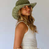 Polly Short Brim Hat // Aloe