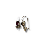 Ayla Earrings // Garnet