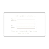 Rising Sun Travel Tag // Vintage Brown