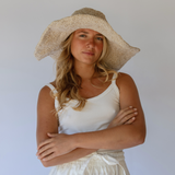 Janis Wide Brim Hat // Natural