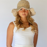 Polly Short Brim Hat // Natural