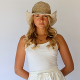 Polly Short Brim Hat // Natural