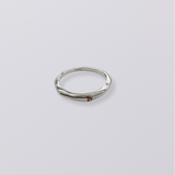Selene Birthstone Ring // Sterling Silver