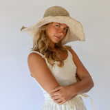 Janis Wide Brim Hat // Natural