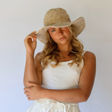 Polly Short Brim Hat // Natural