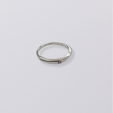 Selene Birthstone Ring // Sterling Silver