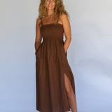 Mikoha Midi Dress // Cocoa
