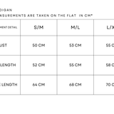 Tie Cardigan // Citron