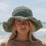 Polly Short Brim Hat // Aloe