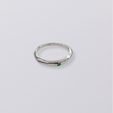 Selene Birthstone Ring // Sterling Silver