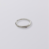 Selene Birthstone Ring // Sterling Silver