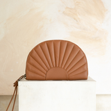 Soleil Clutch // Tan