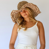 Janis Wide Brim Hat // Tully Check