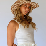 Polly Short Brim Hat // Tully Check