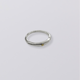 Selene Birthstone Ring // Sterling Silver