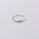 Selene Birthstone Ring // Sterling Silver