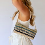 Tully Shoulder Bag // Tide Stripe