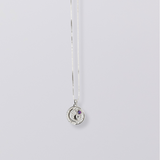 Selene Birthstone Necklace // Sterling Silver