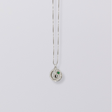 Selene Birthstone Necklace // Sterling Silver