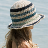 Peggie Bucket Hat // Tide Stripe