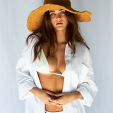 Janis Wide Brim Hat // Turmeric