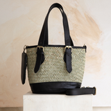 Odette Bucket Bag // Textured Noir