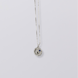 Selene Birthstone Necklace // Sterling Silver