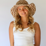 Polly Short Brim Hat // Tully Check