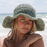 Polly Short Brim Hat // Aloe