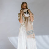 Aztec Scarf/Shawl // Vanilla