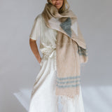 Aztec Scarf/Shawl // Vanilla