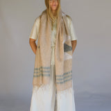 Aztec Scarf/Shawl // Vanilla