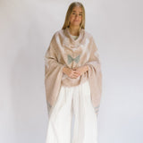 Aztec Poncho // Vanilla