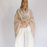 Aztec Poncho // Vanilla