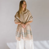 Aztec Poncho // Vanilla