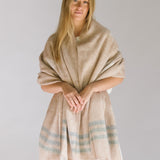 Aztec Poncho // Vanilla