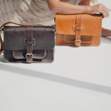 Rising Sun Satchel // Vintage Tan