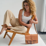 Rising Sun Satchel // Vintage Tan