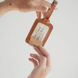 Rising Sun Travel Tag // Vintage Tan