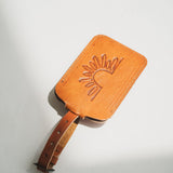 Rising Sun Travel Tag // Vintage Tan