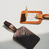 Rising Sun Travel Tag // Vintage Brown