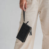 Woven Wallet // Noir Textured