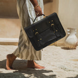 Day Satchel // Textured Noir